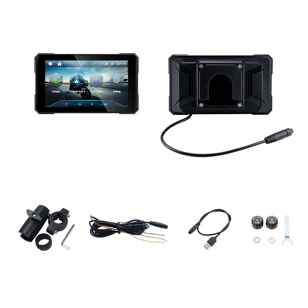 MOTOLINK M10 6-INCH WIRELESS APPLE CARPLAY & ANDROID AUTO MOTORCYCLE DISPLAY