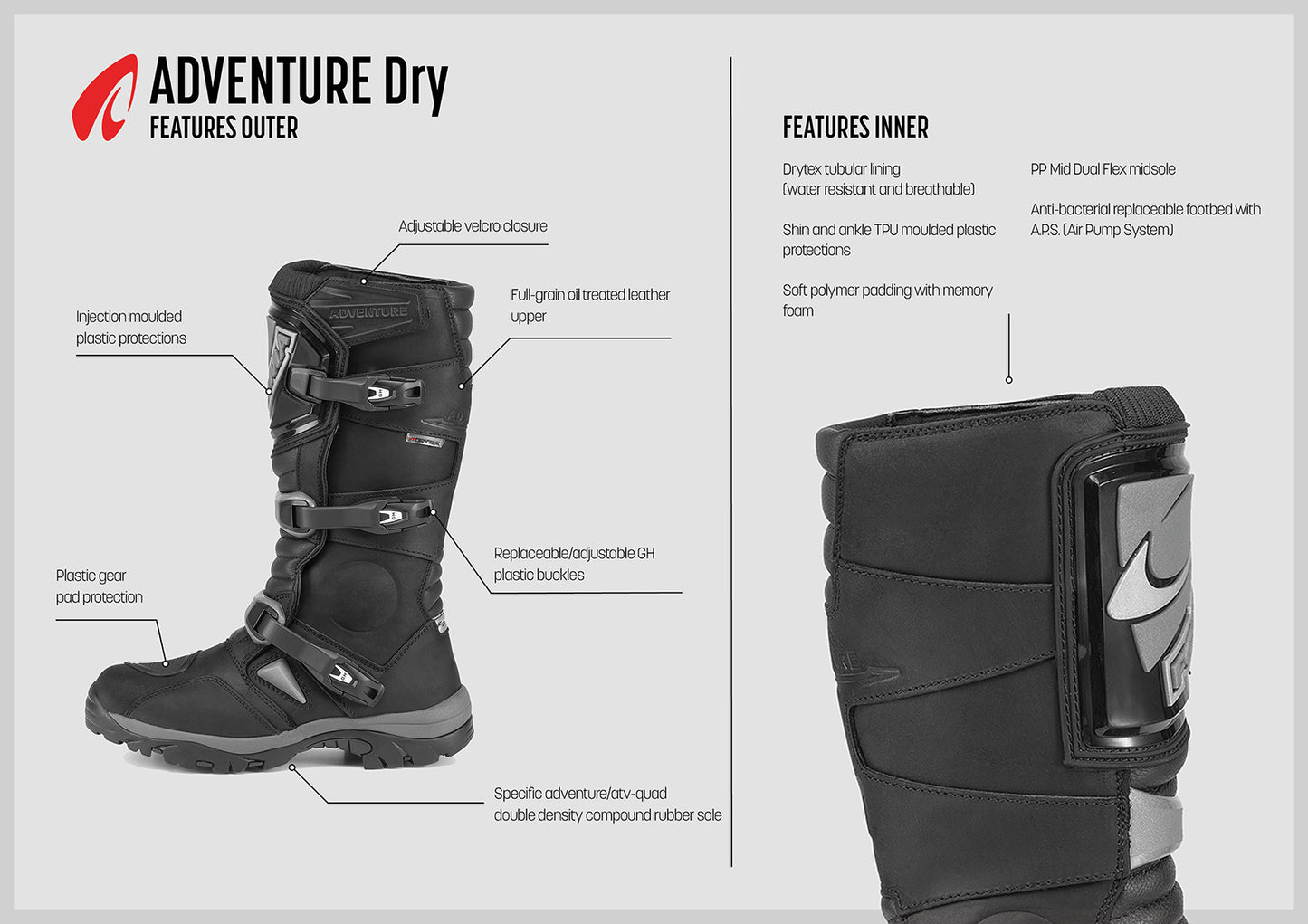 FORMA ADVENTURE DRY BLACK