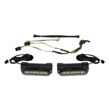 CUSTOM DYNAMICS CRASH BAR LIGHTS WITH AUXILIARY RUN & TURN SIGNALS