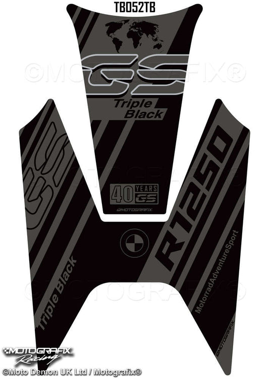 MOTOGRAFIX BMW R1250GS 2020-2023 MOTORCYCLE TANK PAD PROTECTOR 3D GEL – TB052TB