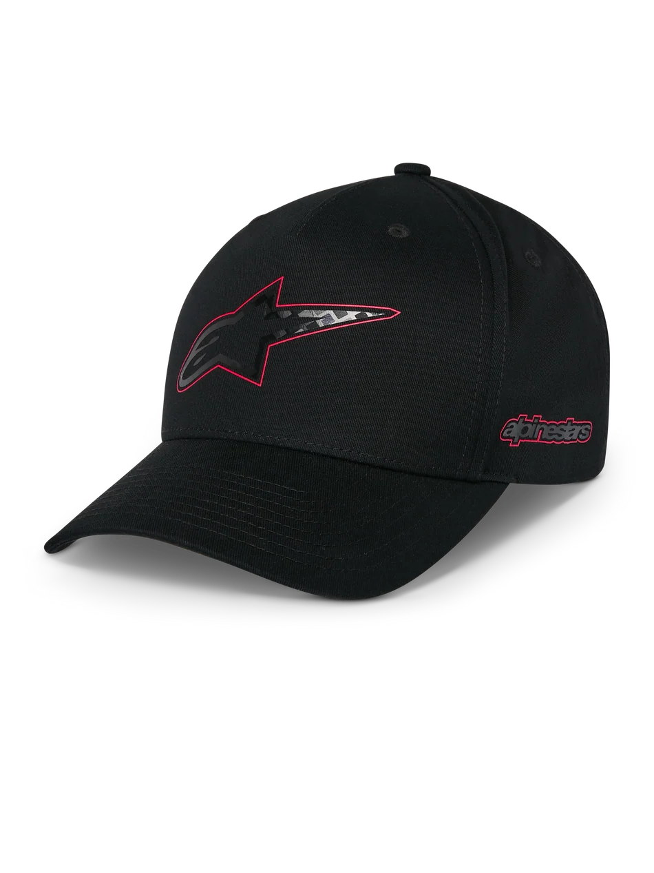 ALPINESTARS CARBON FIBER SNAPBACK HAT-BLACK