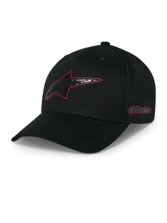 ALPINESTARS CARBON FIBER SNAPBACK HAT-BLACK