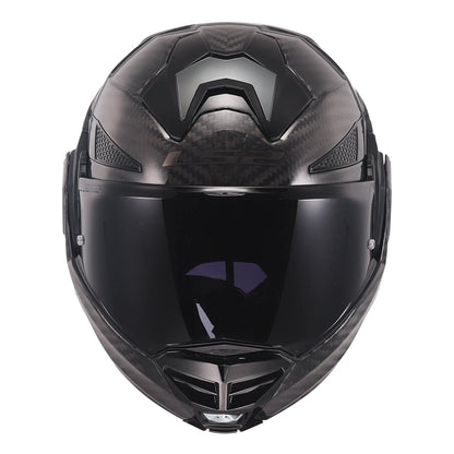 LS2 FF901 ADVANT X SOLID CARBON MODULAR HELMET- BLACK – BikeFormers