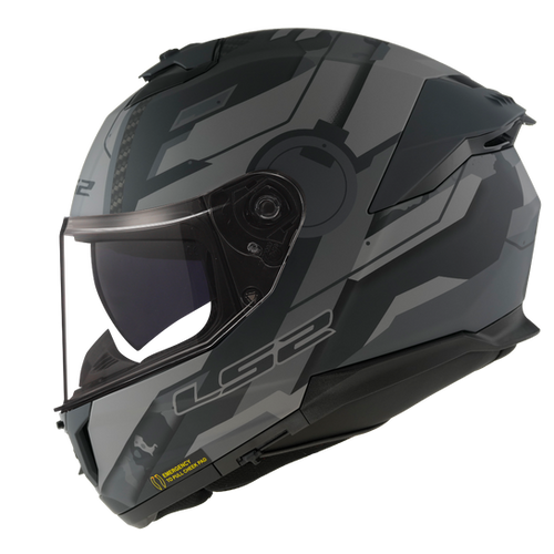 LS2 FF320 STREAM II SHADOW MATT TITANIUM GREY – BikeFormers
