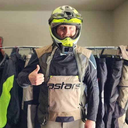 ALPINESTARS HALO DRYSTAR® JACKET- DARK KHAKI / SAND YELLOW FLUO