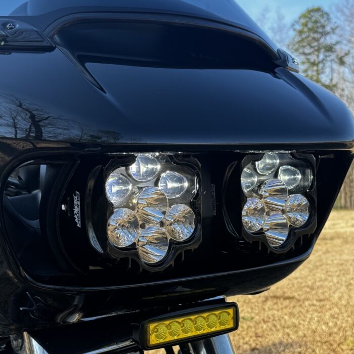CUSTOM DYNAMICS – SHARK DEMON™ 2 PERFORMANCE LED HEADLIGHT KIT FOR ROAD GLIDE MOTORCYCLES