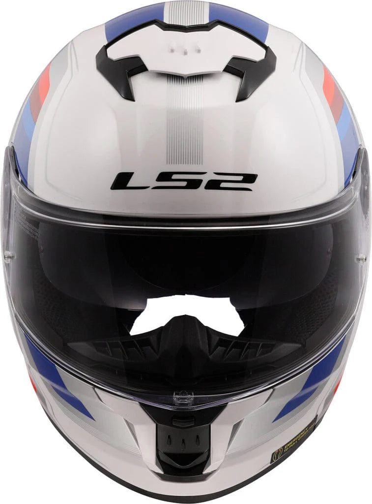 LS2 FF320 STREAM II VINTAGE WHITE BLUE RED – BikeFormers