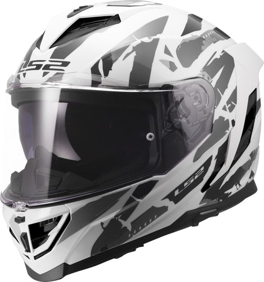 LS2 FF800 STORM III KAOS WHITE GREY