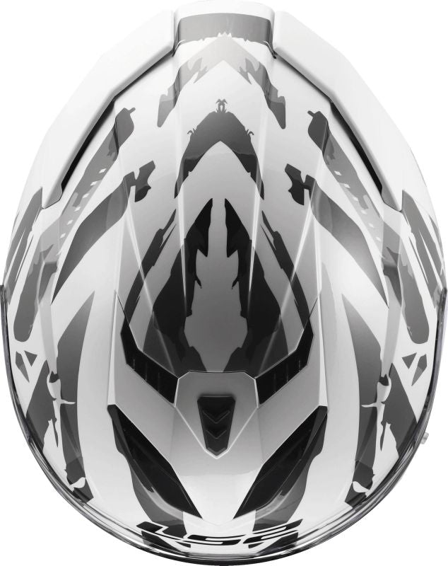 LS2 FF800 STORM III KAOS WHITE GREY