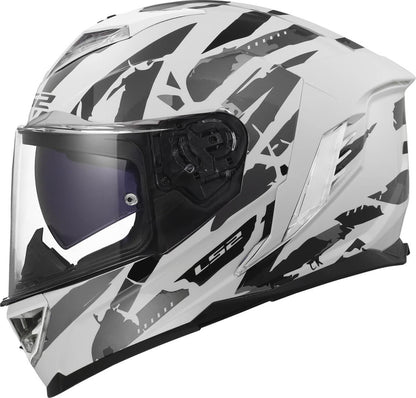 LS2 FF800 STORM III KAOS WHITE GREY
