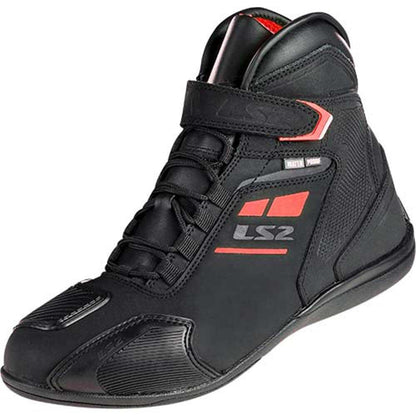 LS2 GARRA WATERPROOF BOOTS – BLACK / HI-VIZ YELLOW
