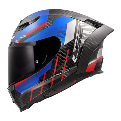 LS2 FF807 DRAGON CARBON TRAX GLOSS