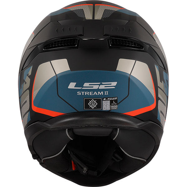LS2 FF320 STREAM II ROAD MATT BLACK BLUE – BikeFormers