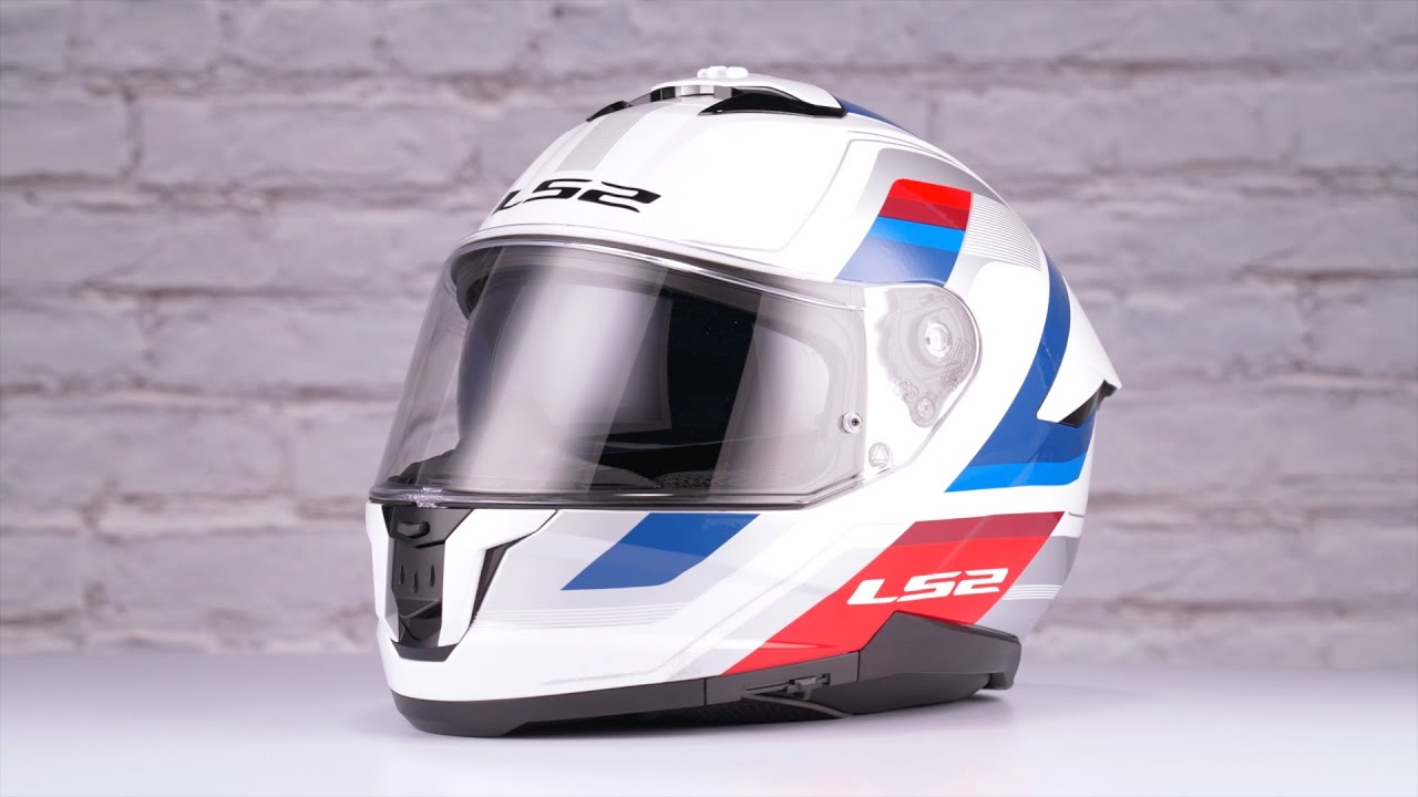 LS2 FF320 STREAM II VINTAGE WHITE BLUE RED – BikeFormers