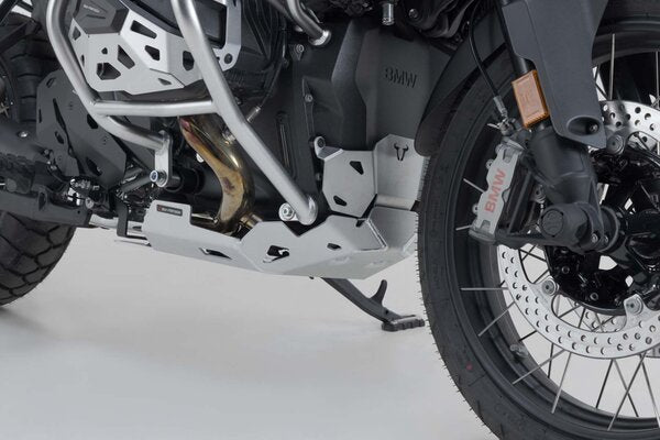 SW‑MOTECH SUMP GUARD FOR BMW R 1300 GS – SILVER