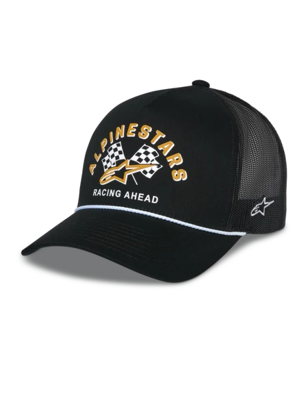 ALPINESTARS FINISHER TRUCKER HAT-BLACK BLACK