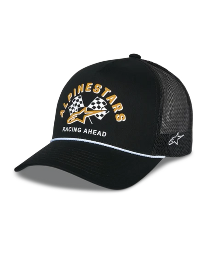 ALPINESTARS FINISHER TRUCKER HAT-BLACK BLACK