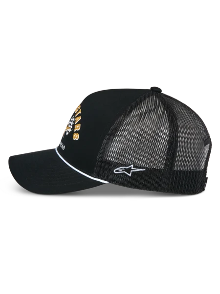 ALPINESTARS FINISHER TRUCKER HAT-BLACK BLACK