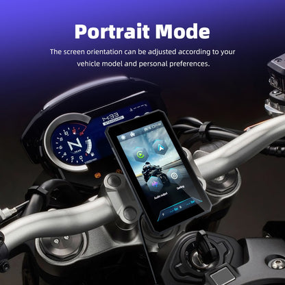 MOTOLINK M10 6-INCH WIRELESS APPLE CARPLAY & ANDROID AUTO MOTORCYCLE DISPLAY