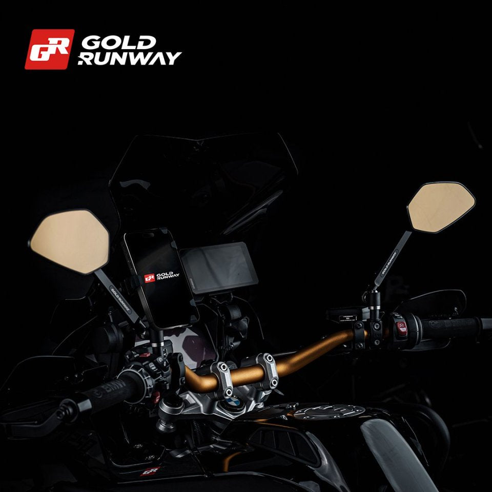  R1300GSA ミラーBSD機能付き GOLD RUNWAY GOLDRUNWAY BSD MIRRORS FOR 1300GS/GSA – BikeFormers