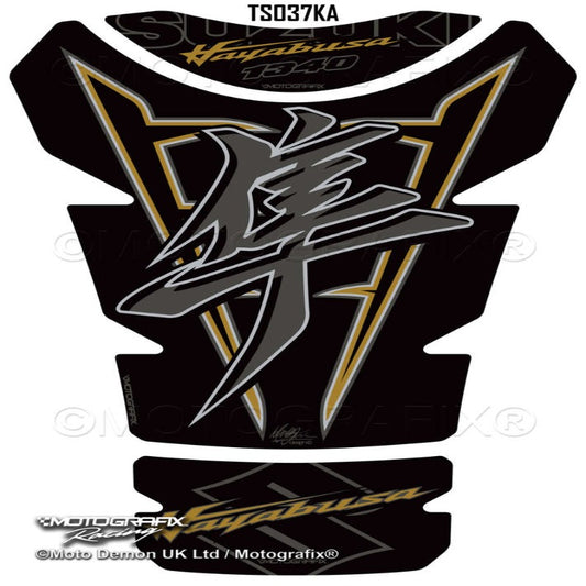 MOTOGRAFIX SUZUKI HAYABUSA 1340 GEN 3 MOTORCYCLE TANK PAD PROTECTOR GEL PAINT PROTECTION DECAL TS037KA