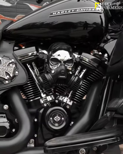 SKULL V-WIN INTAKE FOR MILWAUKEE EIGHT SOFTAIL & TOURING 2017-2024