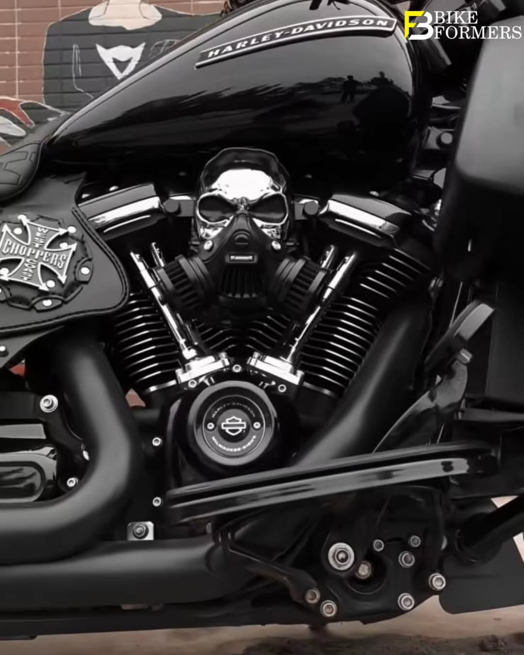 SKULL V-TWIN INTAKE FOR SPORTSTER IRON 883/FORTY EIGHT/ROADSTER/1200 CUSTOM